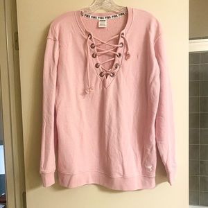 Victoria’s Secret Lace Up Hoodie